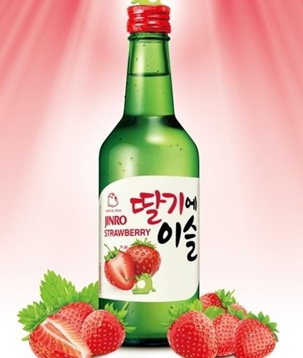 JINRO 韩式烧酒【草莓味】韩国进口 13度 360ml