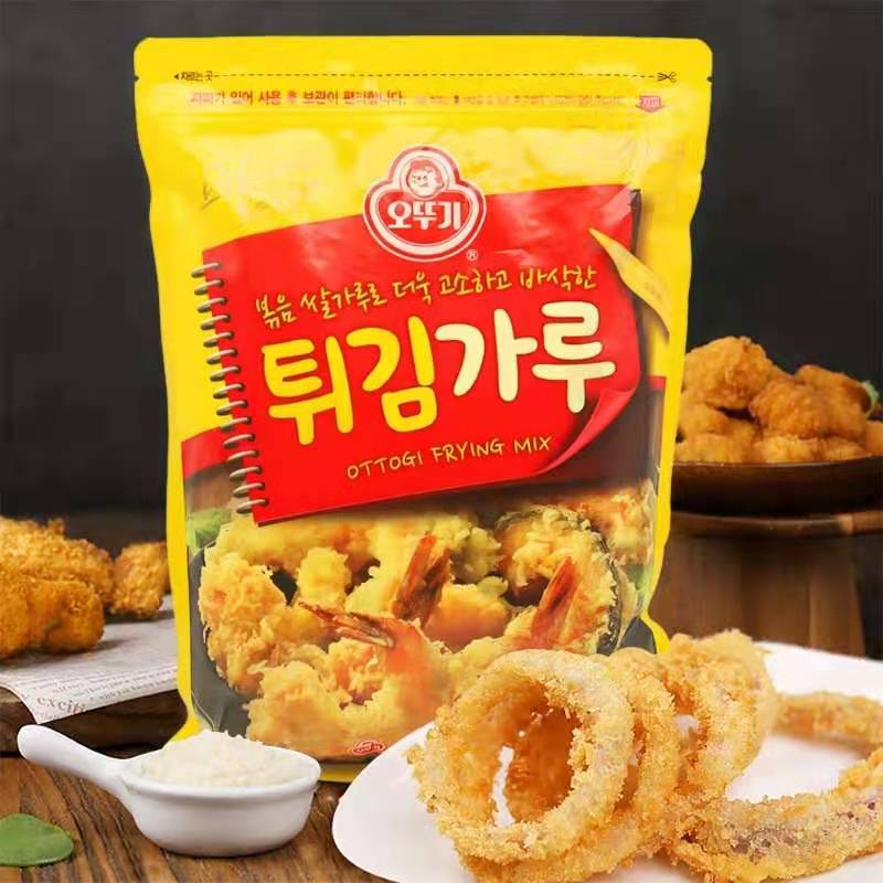 不倒翁【天妇罗炸粉】韩国进口 黄金炸肉炸菜煎粉 500g