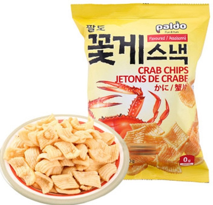 Paldo八道【蟹味片】韩国进口 鲜蟹脆片小吃 50g