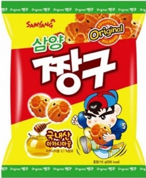 三养【小张谷】韩国进口 蜂蜜脆片 115g