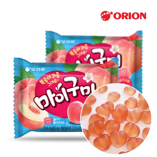 好丽友【水蜜桃 果汁软糖】韩国进口 66g