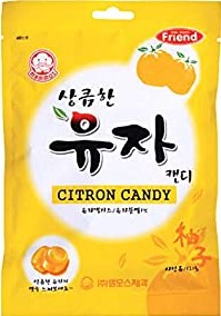 MAMMOS 味觉诱惑【柚子糖果】韩国进口 果汁味糖果 100g