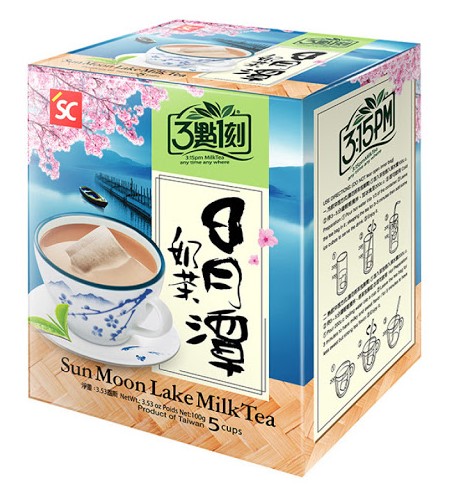 3点1刻【日月潭奶茶】台湾进口 可回冲式奶茶 (5袋装) 5x20g