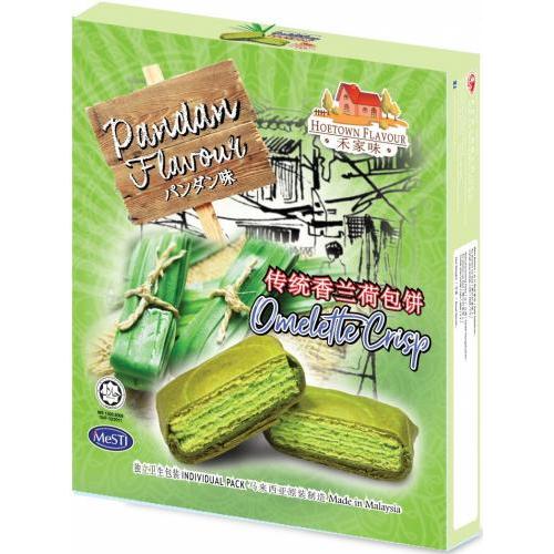 禾家味【传统香兰荷包饼】香酥蛋卷包斑斓威化饼 170g