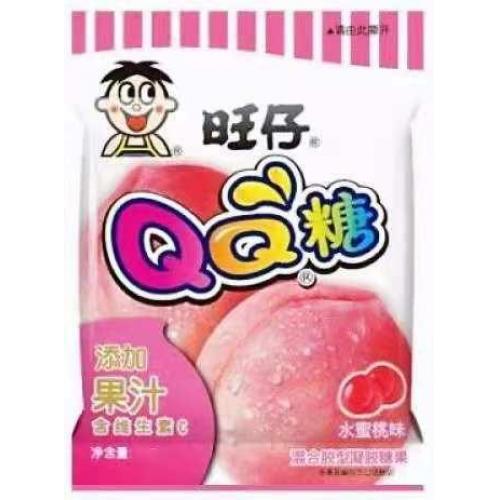 旺旺 旺仔 QQ糖 水果软糖【水蜜桃味】(单包) 20g