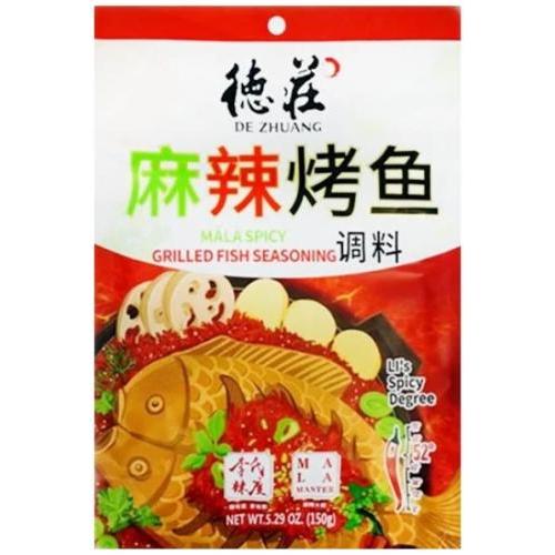 德庄【麻辣烤鱼调料】香辣烤鱼纸包鱼调味料150g