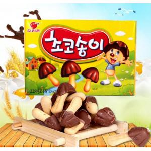 好丽友【蘑古力】韩国进口 巧克力饼干零食 36g