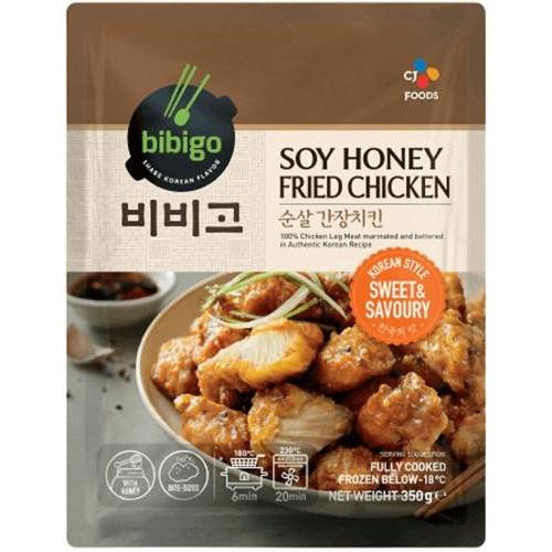 Bibigo 韩式酱油蜂蜜酱炸鸡块 (烤箱烤25分钟/油炸4分钟) 半成品 350g
