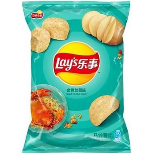 Lays乐事薯片 金黄炒蟹味 70g