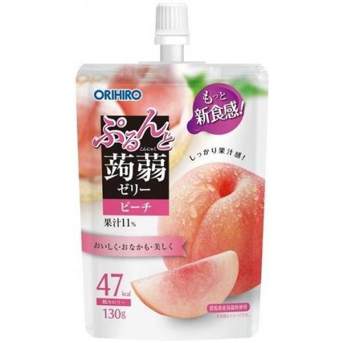 ORIHIRO 韩国蒟蒻果冻【水蜜桃味】减肥神器 低脂低卡果冻 130g