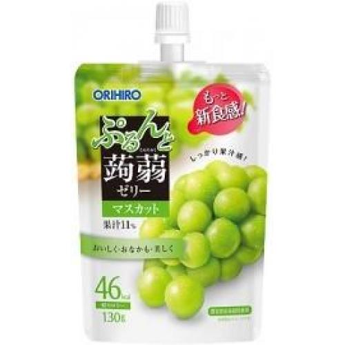 ORIHIRO 韩国蒟蒻果冻【青提味】减肥神器 低脂低卡果冻 130g