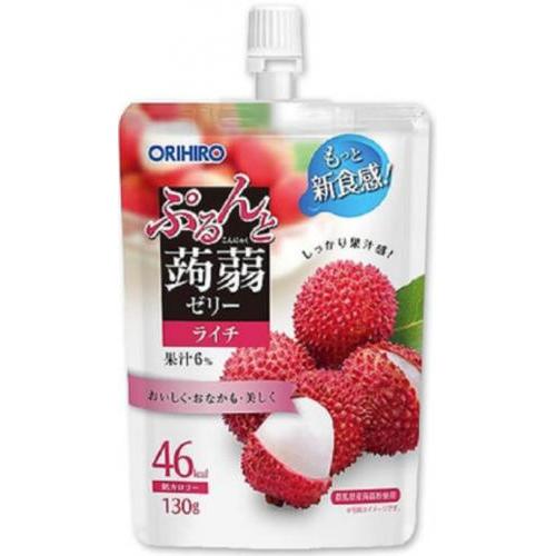 ORIHIRO 韩国蒟蒻果冻【荔枝味】减肥神器 低脂低卡果冻 130g