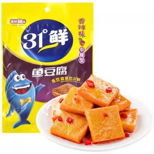 盐津铺子【鱼豆腐 - 香辣味】85g