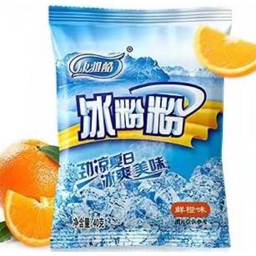 康雅酷【冰粉粉 - 鲜橙味】四川特产 白凉粉 40g