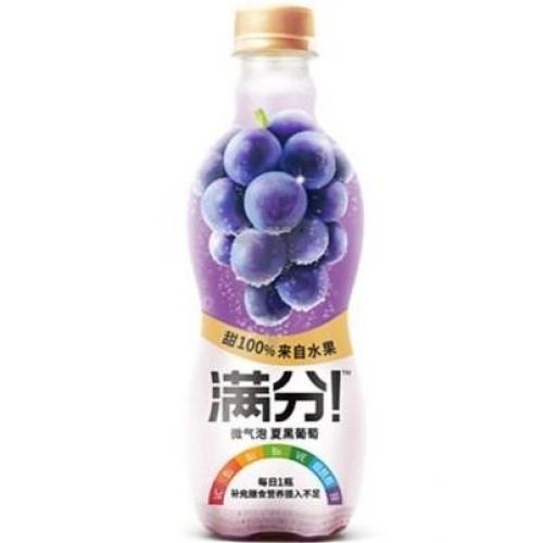 元气森林 满分微气泡果汁【葡萄味】99%果汁 380ml