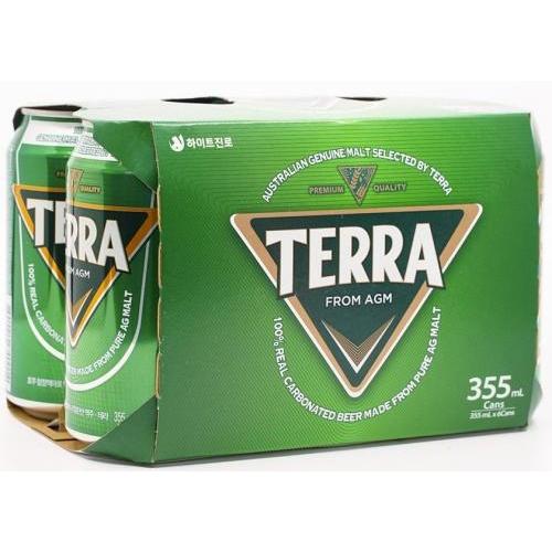 TERRA【韩国啤酒】(6罐装) 6x335ml