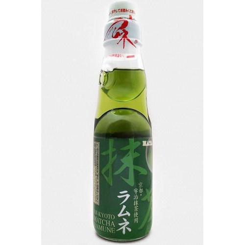 哈达 弹珠波子汽水【抹茶味】日本进口 清爽型碳酸饮品 200ml