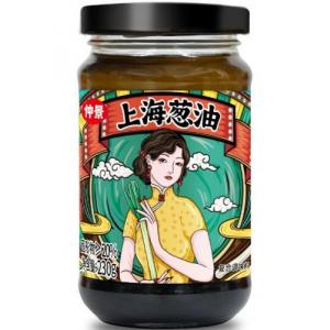 仲景【上海葱油】葱油拌面/葱油豆腐/拌菜/拌白切鸡专用 230g