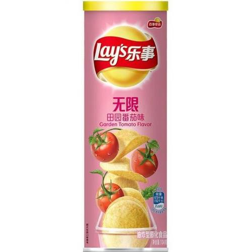 Lays乐事薯片【无限田园 - 番茄味】(桶装) 90g