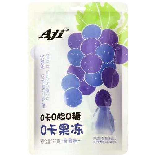 AJI 0卡0脂0糖果冻【葡萄味】180g
