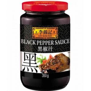 李锦记【黑椒汁】黑胡椒酱意大利面牛排汁烤肉腌酱 350g