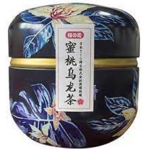开古【蜜桃乌龙茶】日本樱花小花罐 (12袋装) 12x3g