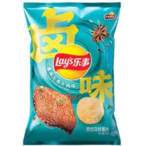 Lays乐事薯片【酱卤五香牛肉味】70g