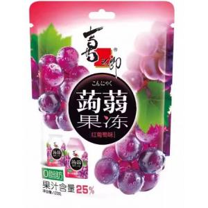 喜之郎 蒟蒻果冻【红葡萄味】红葡萄原浆+果汁 120g