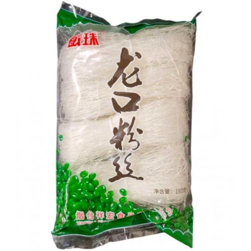 敏珠【龙口粉丝】火锅麻辣烫鸭血扇贝花甲粉专用龙口粉丝 (4扎装) 180g