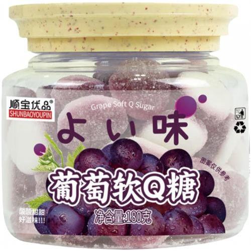 顺宝【葡萄软Q糖】180g