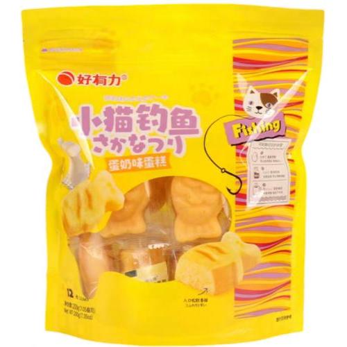 好有力 小猫钓鱼【蛋奶味蛋糕】200g