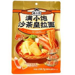 满小饱【沙茶皇拉面】内含蟹棒/大鱼饼 258.7g